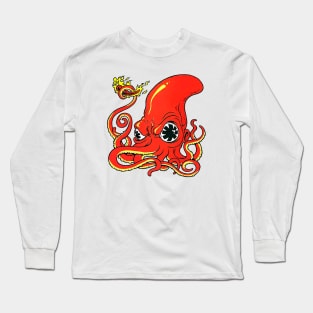 Hot Octopus Long Sleeve T-Shirt